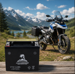 YTX12-BS 12V 12AH Osaka Motorcycle Battery