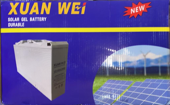 12V 150AH Durable Solar Gel Battery Slimline - Xuan Wei