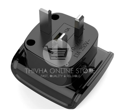 South Africa Female to British / UK Male (Type G to Type M) Travel Adapter