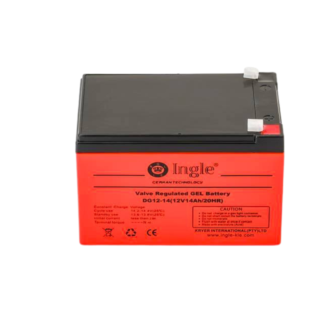 4 x 12V 14AH Gel Battery 12V14AH/20HR - Ingle Germany Technology