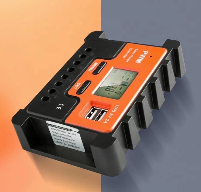 10A PWM Solar Charge Controller - AOITS (Double Panel Input)