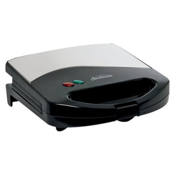 Sunbeam - 2 Slice Chrome Sandwich Maker -SUN0022