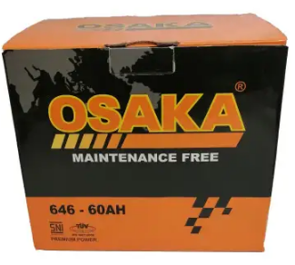 646 12V60AH Osaka Car Battery