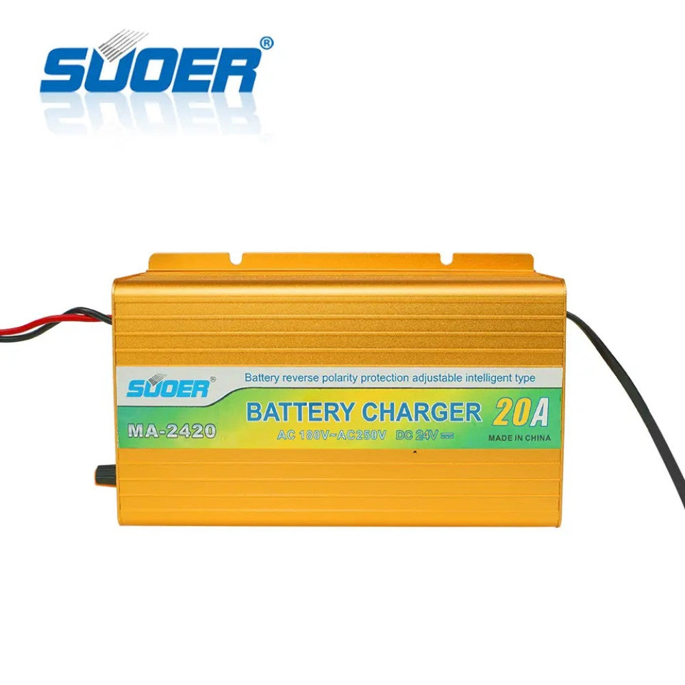 Suoer 24V 20A Lithium Battery Charger