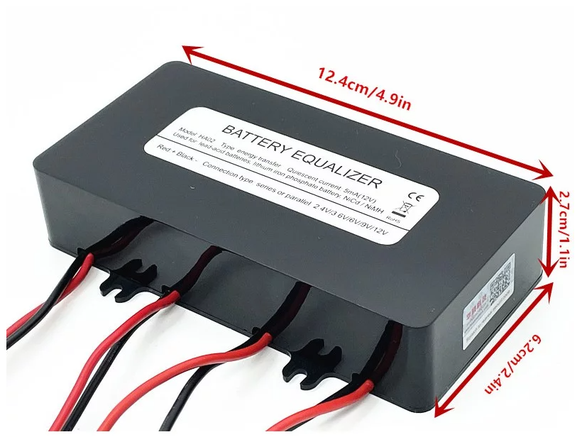 Lithium 48v Battery Balancer / Equaliser (suitable for all battery types) - 24V- 36V or 48V (2-4x 12V Batteries)