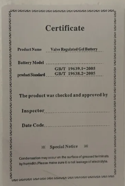 Gel Battery 12V 200AH Deep cycle Gel Battery Digimark