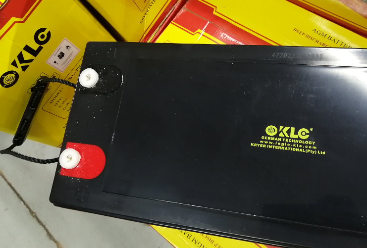 KLE 200Ah 12V AGM Deep Cycle Battery
