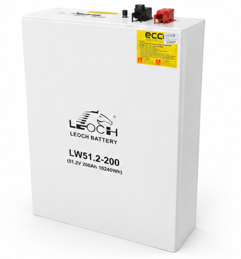 Leoch 51.2v 200ah 10.24Wh Lithium Battery LW51.2-200 Wall-Mounted