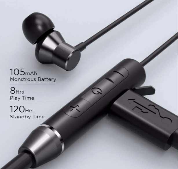 Lenovo HE05 Magnetic Neckband BT5.0 Headset - Noise Cancelling Mic