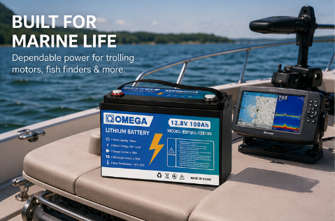 12.8v 100ah 1.28Kwh OMEGA Lithium Battery
