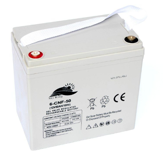 Deep Cycle Gel High Capacity 12V 50Ah Solar Battery - Skyking