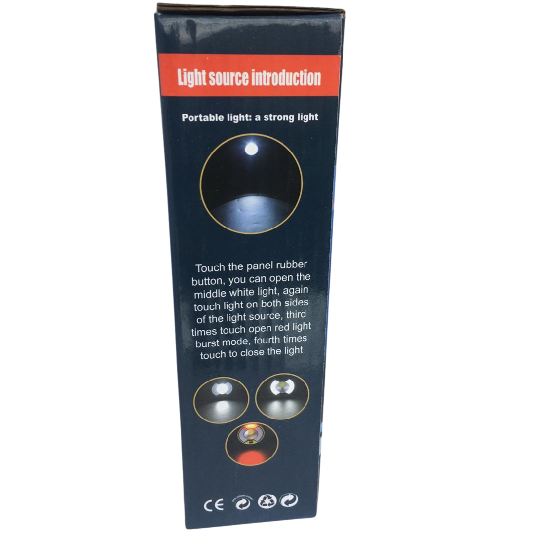 Portable Solar COB Work Lights with Multiple Light Sources