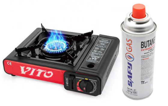 Portable Gas Stove And Gas Canister - Vito