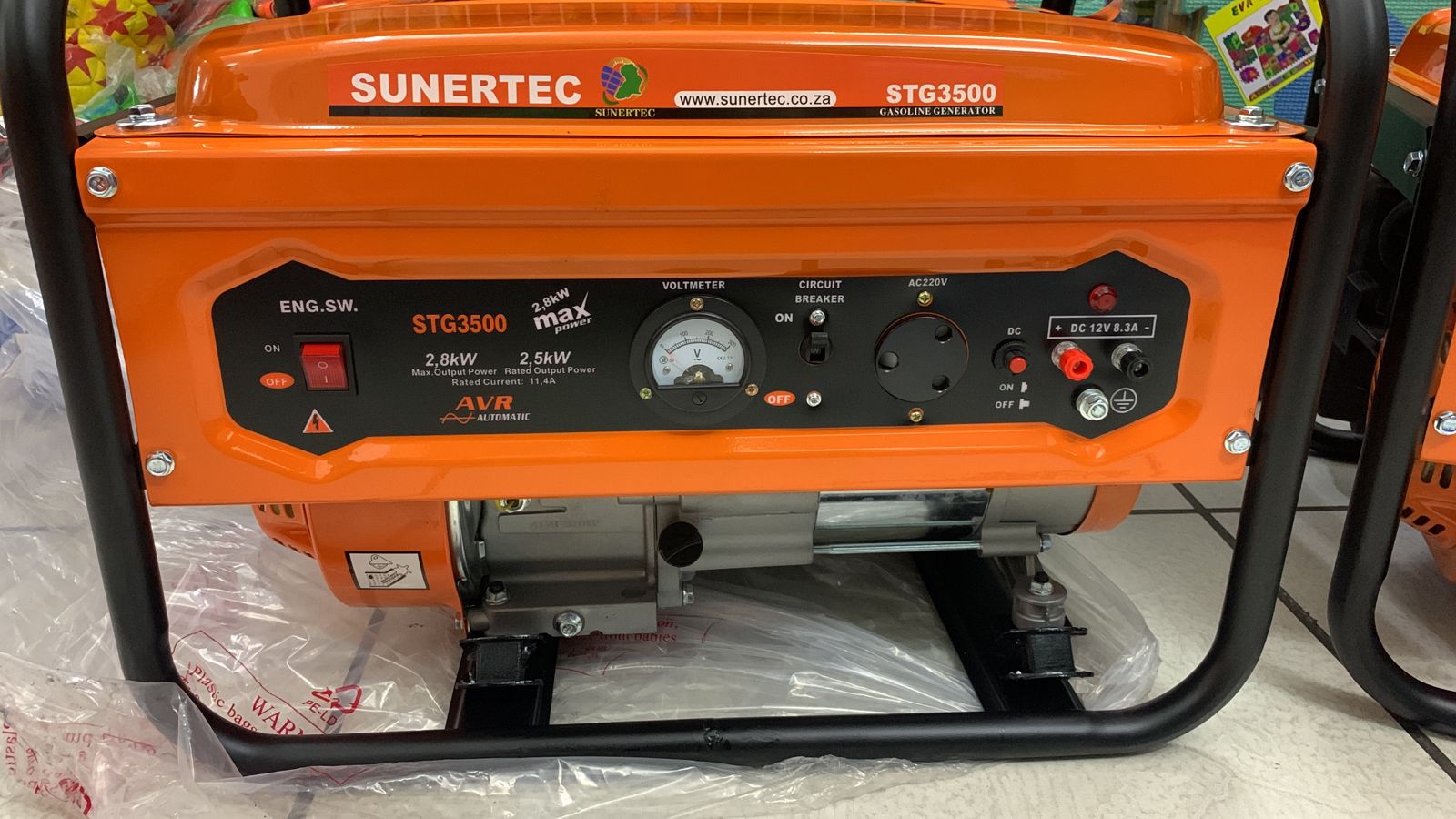 STG -3500 2.8KW Petrol Generator ( Pull Start)