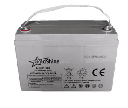 Gold Shine Solar Gel Battery 12V 100AH
