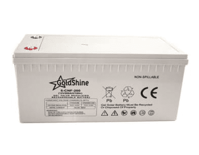 Gold Shine Solar Gel Battery 12V 200AH
