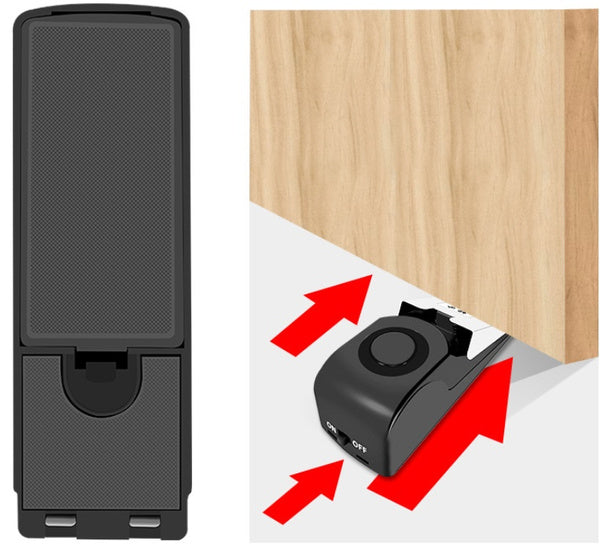 Door Stop Wedge Alarm for Home and Travel