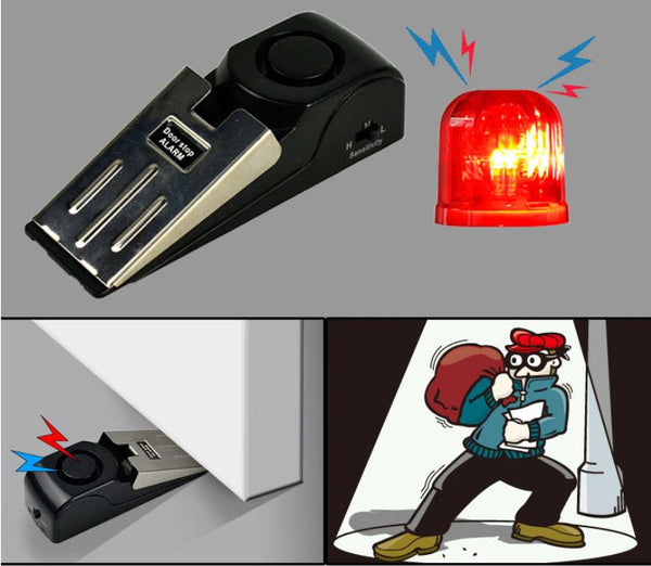 Door Stop Wedge Alarm for Home and Travel