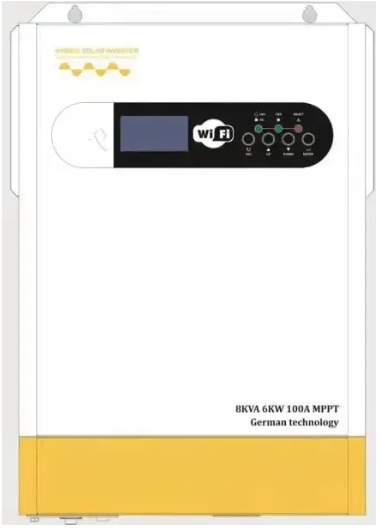 FiveStar 8KVA 48v Pure Sine Hybrid Solar MPPT 100A Parallel Inverter Plus WiFi Dongle