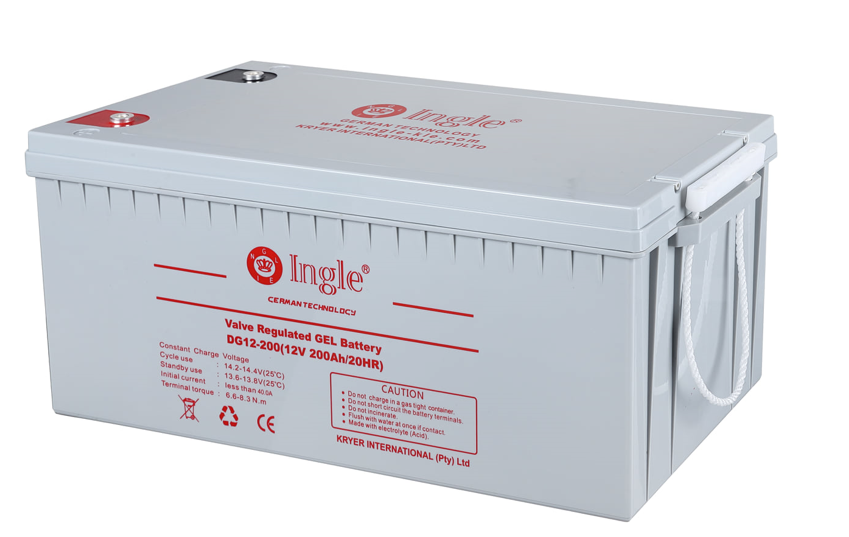 12V 200AH/20HR Deep Cycle AGM Battery - Ingle (100% Capacity)