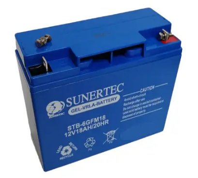 2 x 12V 18AH Gel Battery Sunertec (2PCS)