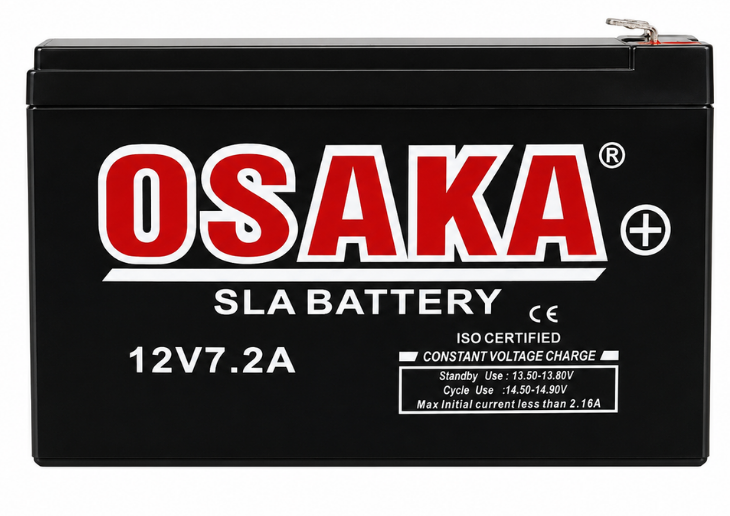 Osaka 12V 7.2Ah SLA Battery Rechargeable