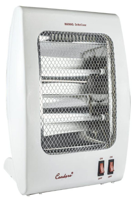 White Condere 800W Electric Heater ZR-2007