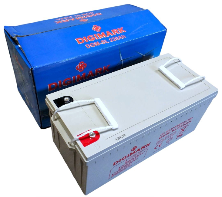 12V 220AH Deep Cycle Gel Battery - Digimark