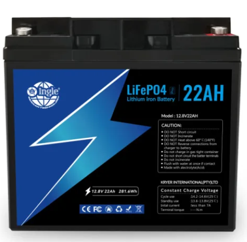 High-Cycle Lithium 12.8V 22AH LifeP04-Pack - Ingle