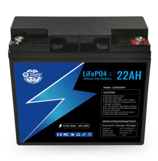 High-Cycle Lithium 12.8V 22AH LifeP04-Pack - Ingle