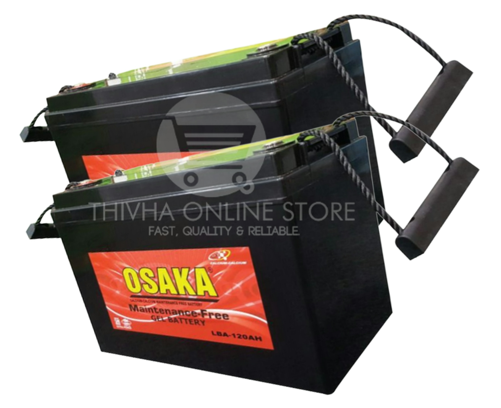 4 x OSAKA Deep Cycle Gel Battery 120AH 12V (100% FULL CAPACITY) - (4PCS-48V)
