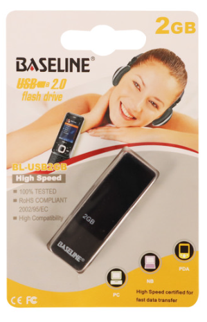 BASELINE 2GB USB2.0 Flash Drive