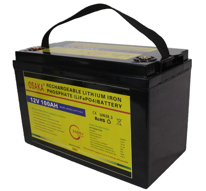 12V 100AH Osaka Rechargeable Lithium Battery (LFP-12100)