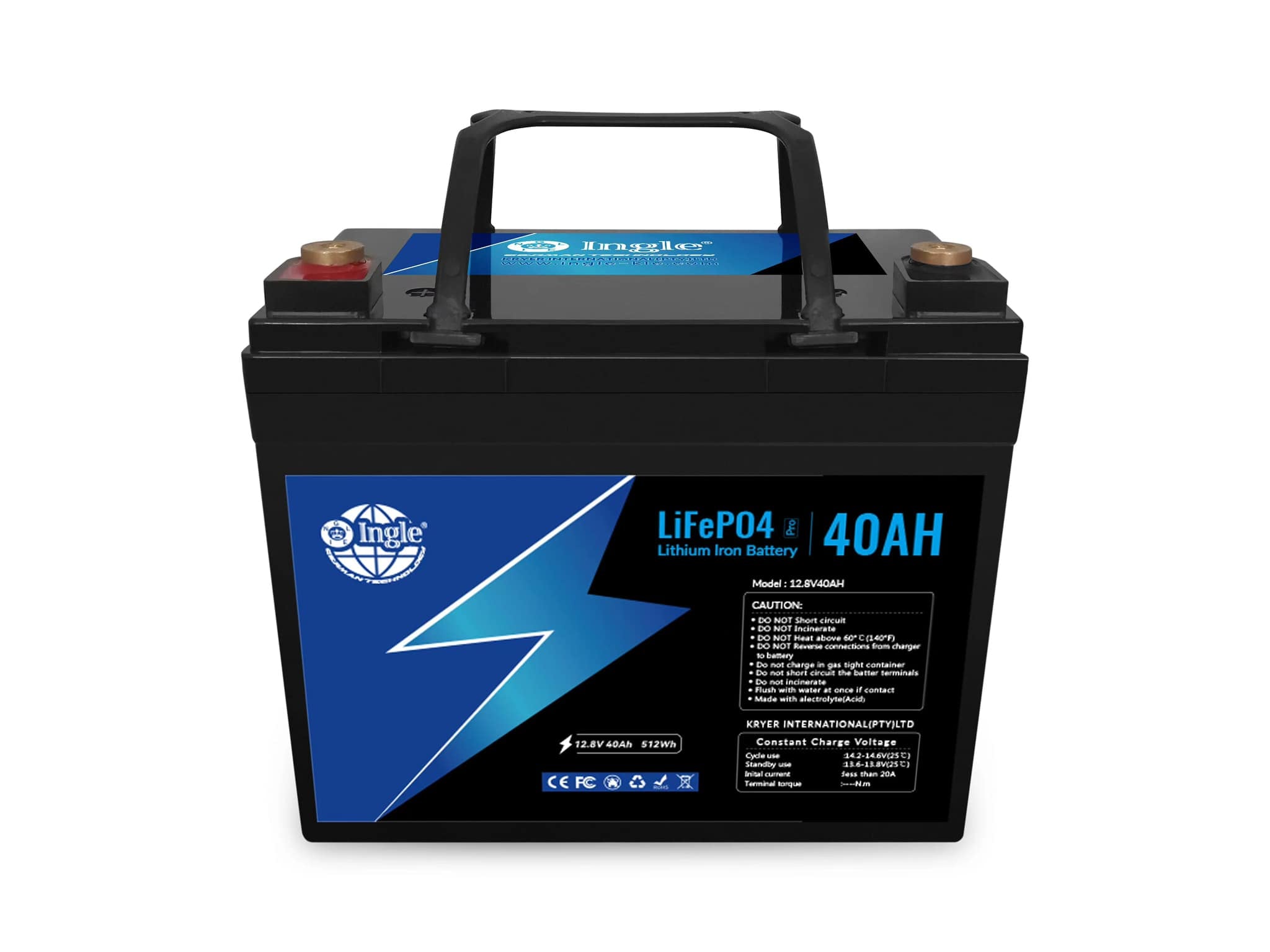 12.8v 40ah Lithium Battery - Ingle