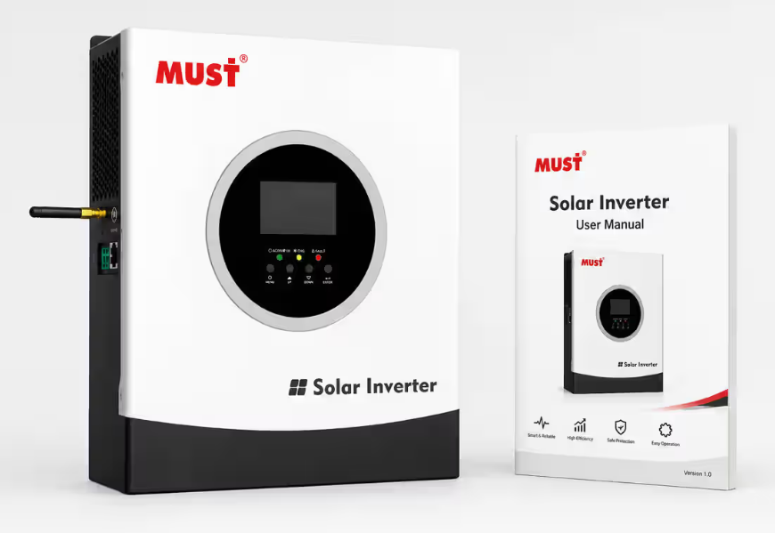 MUST 4KW 24V INVERTER 100A MPPT INCL WIFI