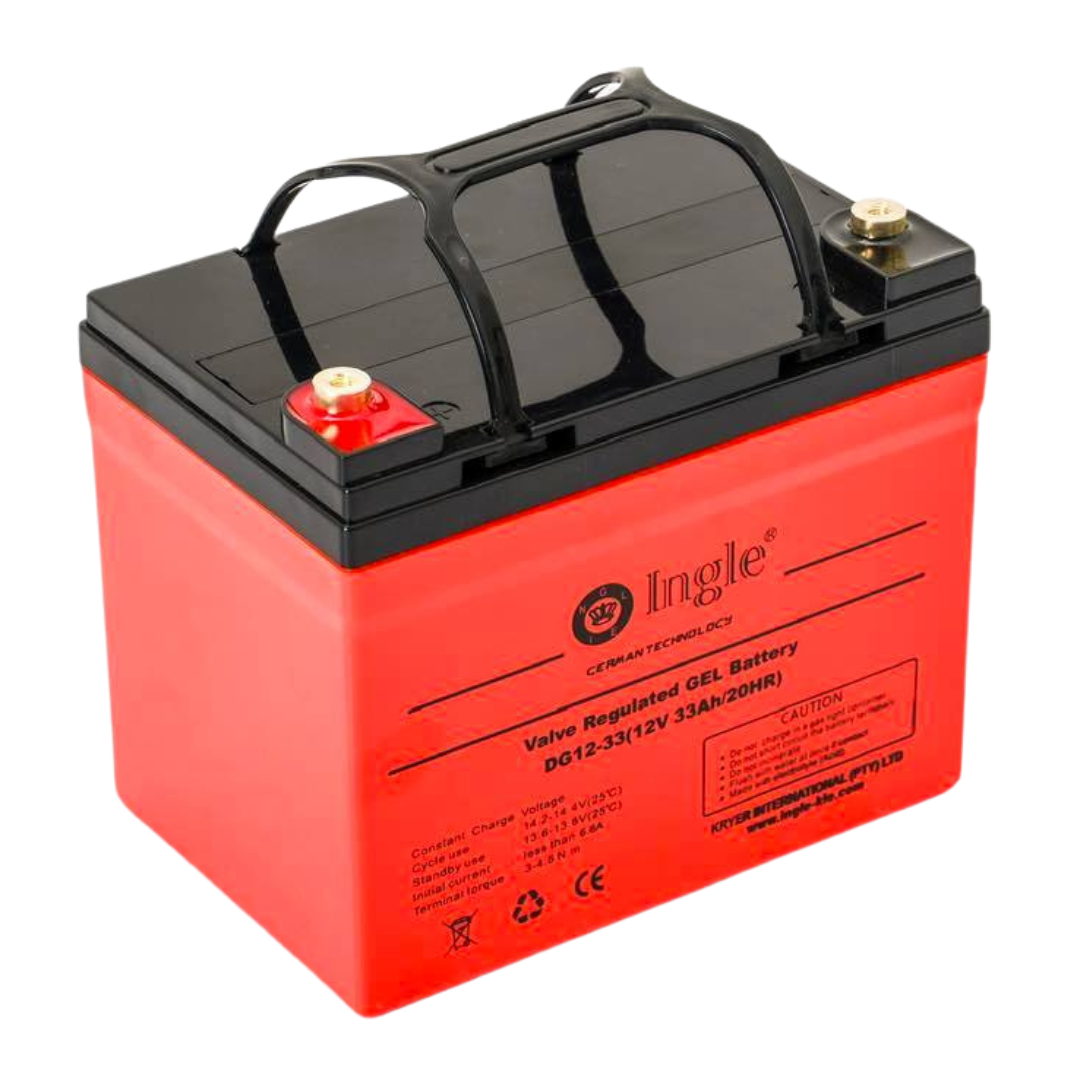 33AH 12v Ingle GFM Deep Cycle Battery DG12-33