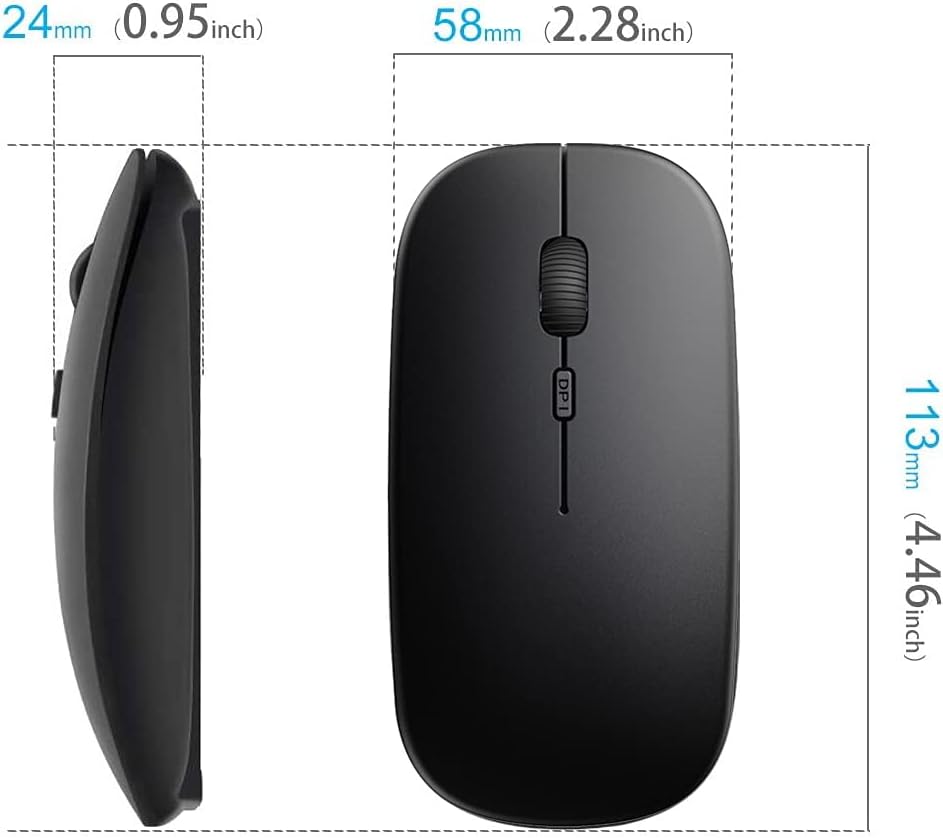 2.4GHz Wireless Optical Mouse Scroll for PC Laptop Computer