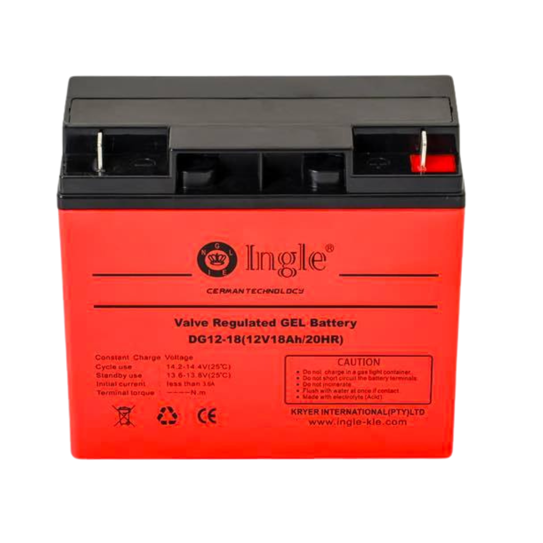 12V 18Ah Gel Battery - Ingle