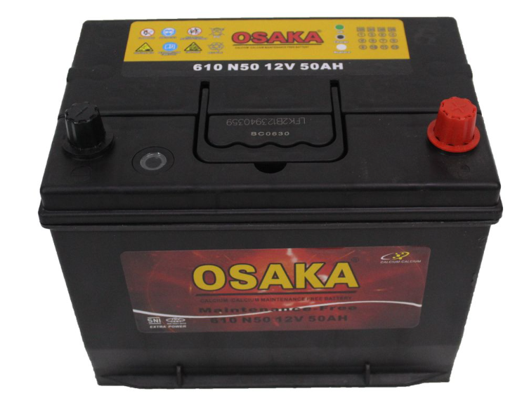 610 N50 12V50AH Osaka Car Battery