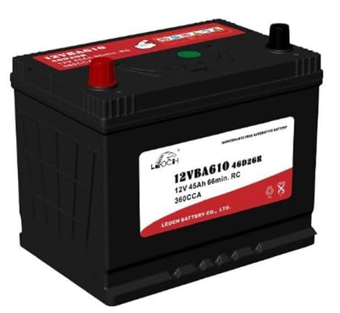 Leoch 12V 45Ah BA610 363A Flooded Maintenances-Free Car Battery