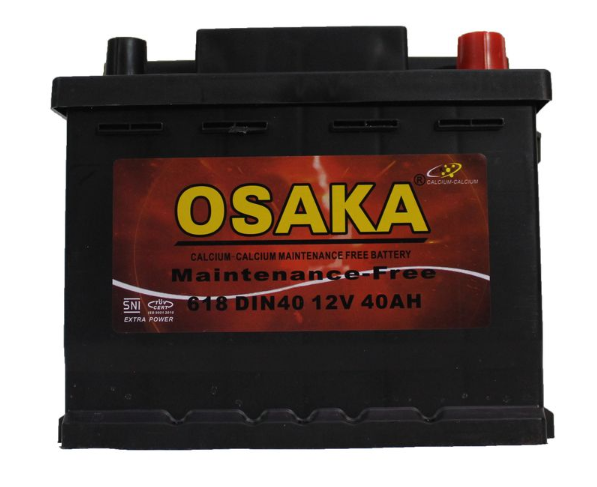 618 DIN40 12V40AH Osaka Car Battery