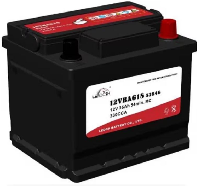 Leoch 12V 36Ah 618 330A Flooded Maintenances-Free Car Battery