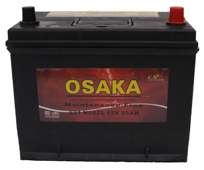 621 N50ZL 12V55AH Osaka Car Battery