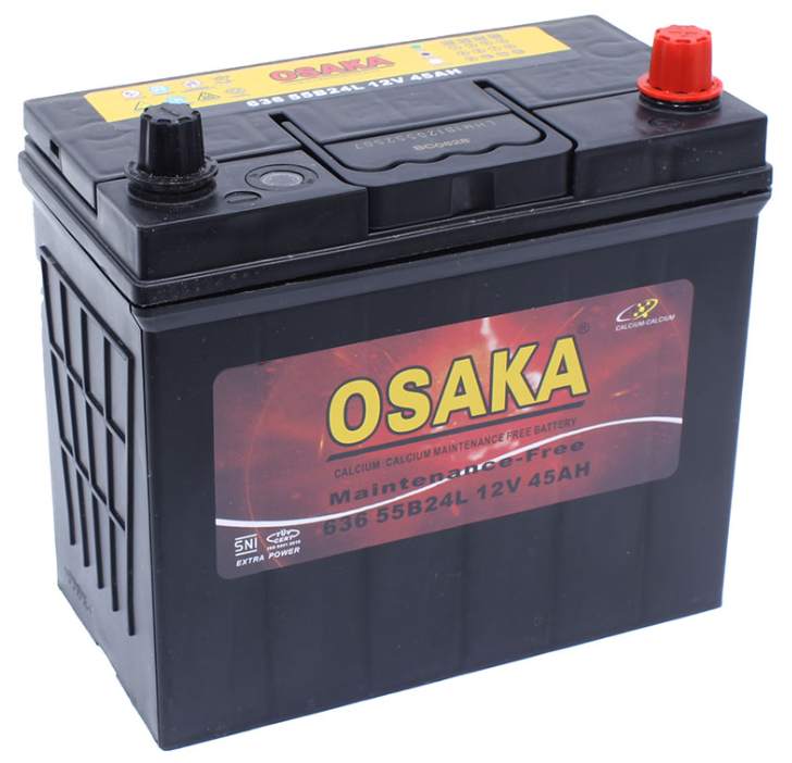 636 55B24L 12V45AH Osaka Car Battery