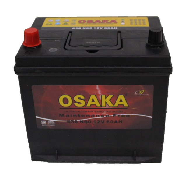 638/639 N60 12V60AH Osaka Car Battery