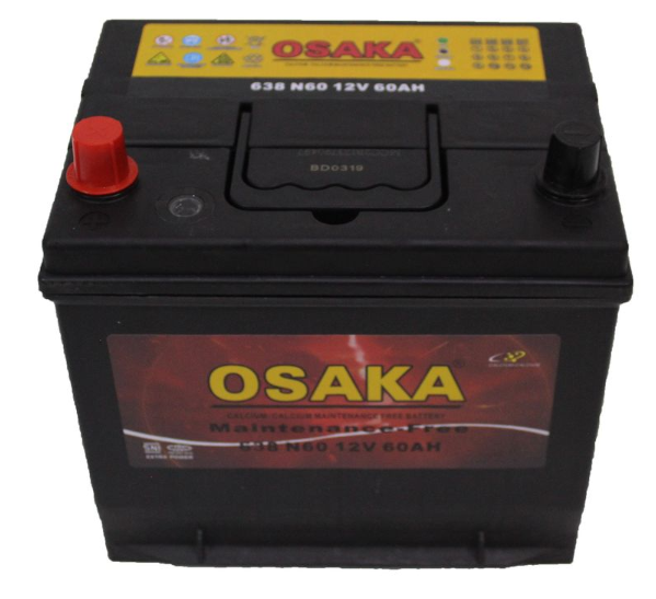 638/639 N60 12V60AH Osaka Car Battery