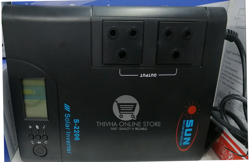 24V 1440W/2400VA Solar Inverter With Charger Plus PV Input - SUN