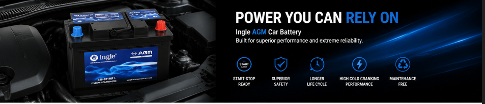 646-621 MFL Ingle AGM Car Battery