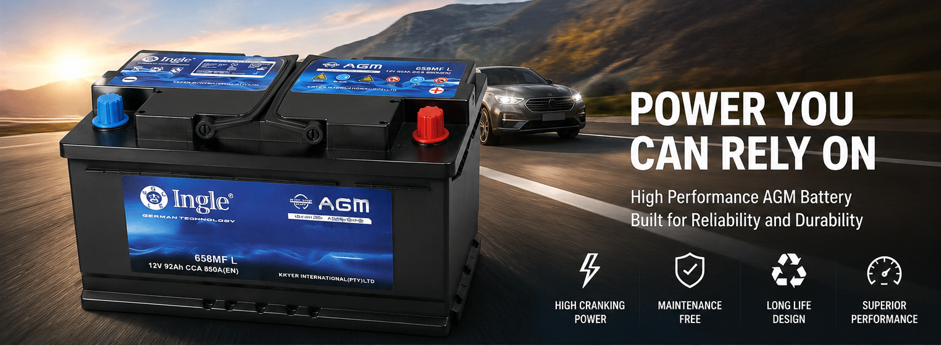 658 MFL AGM Ingle Car Battery