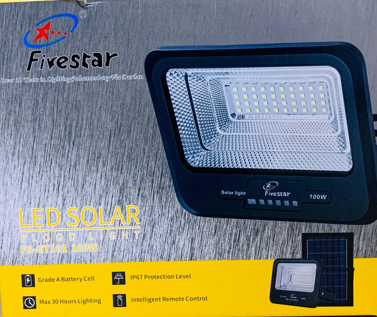 FS 100W Solar Flood Light With Rain Proof And Remote Control GT101